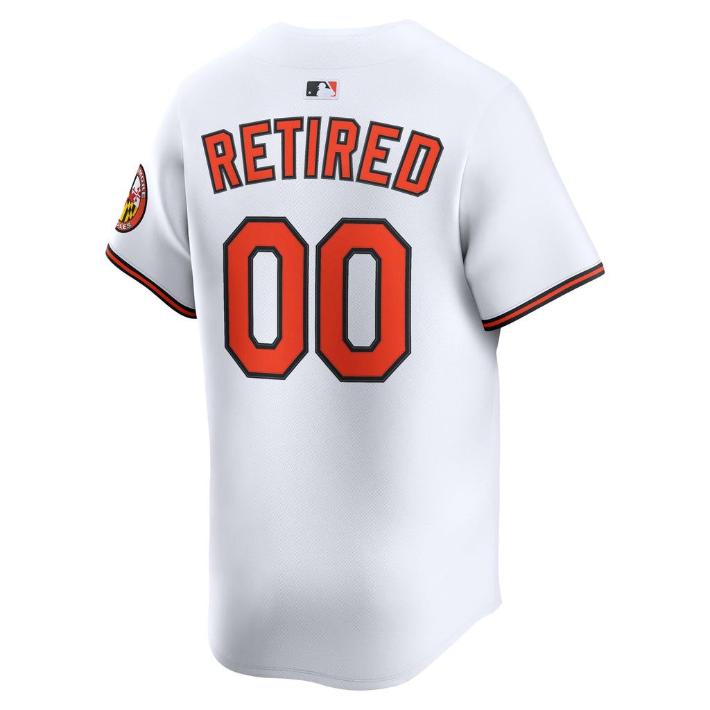 Men's Baltimore Orioles Nike White Home Limited Pick-A-Player Retired Roster Jersey - 4