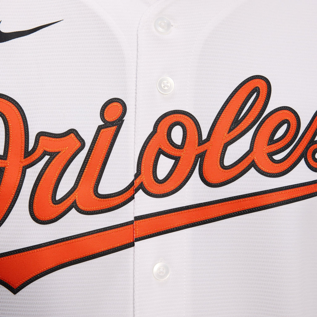 Men's Baltimore Orioles Nike White Home Replica Team Jersey - 9