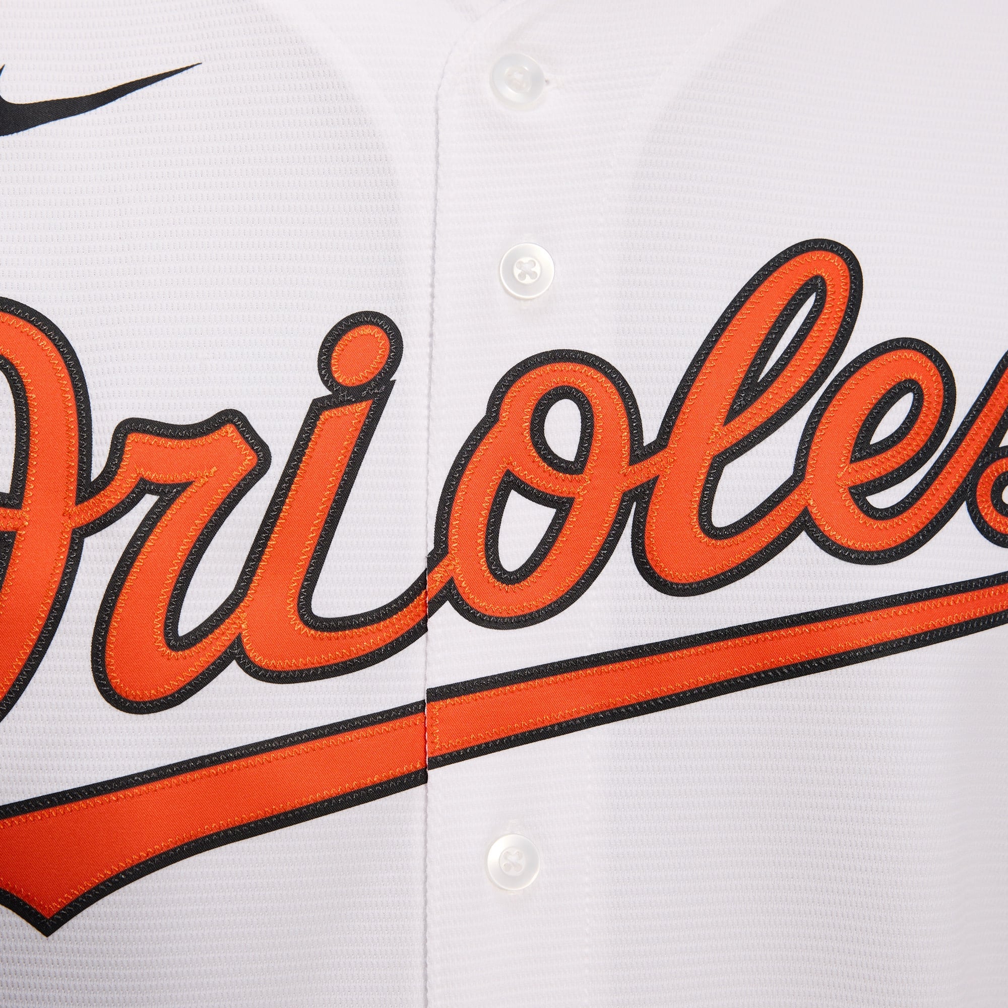 Men's Baltimore Orioles Nike White Home Replica Team Jersey - 9