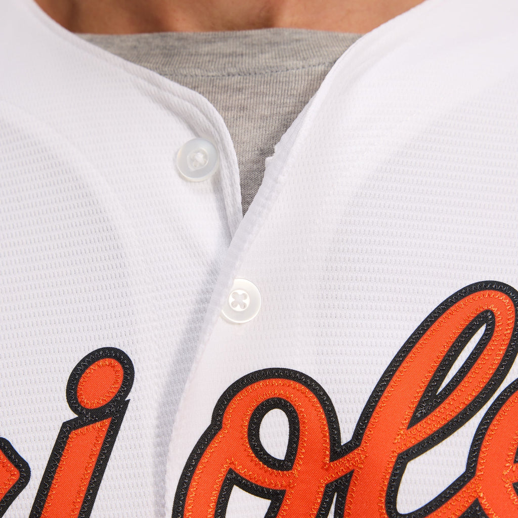 Men's Baltimore Orioles Nike White Home Replica Team Jersey - 11