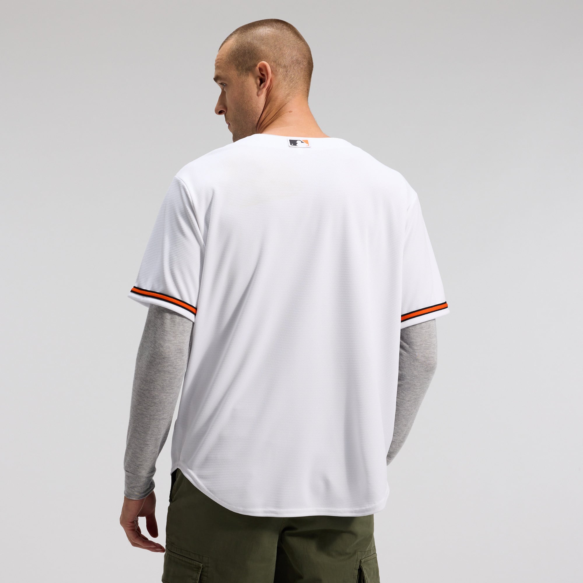 Men's Baltimore Orioles Nike White Home Replica Team Jersey - 3