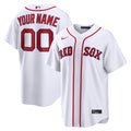 Men's Boston Red Sox Nike White Home Replica Custom Jersey