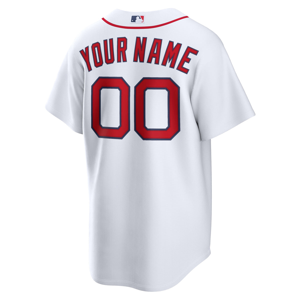 Men's Boston Red Sox Nike White Home Stadium Custom Jersey - 4