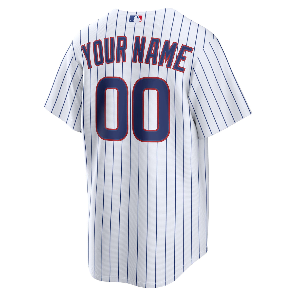 Men's Chicago Cubs Nike White Home Replica Custom Jersey - 4