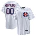Men's Chicago Cubs Nike White Home Replica Custom Jersey