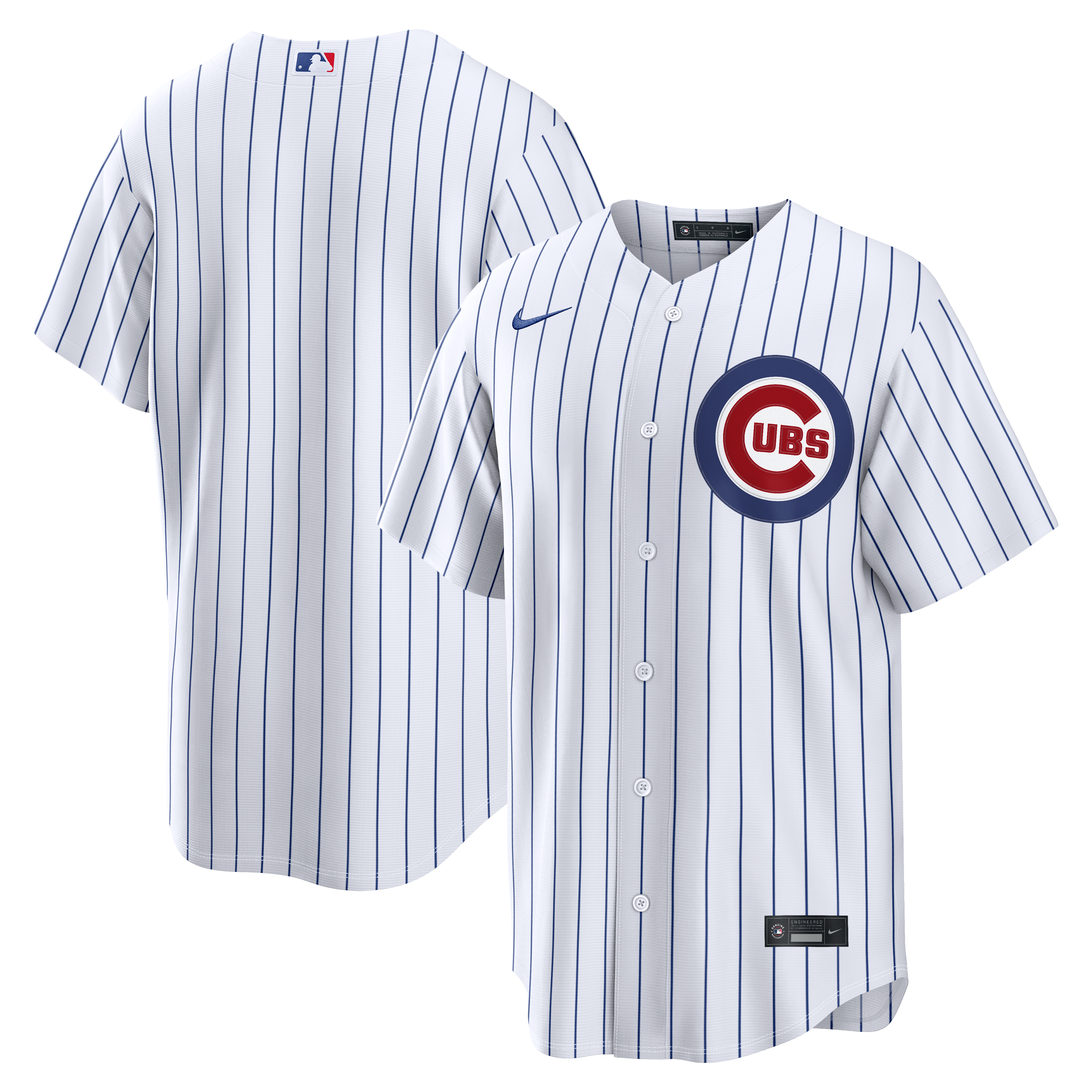 Men's Chicago Cubs Nike White Home Replica Jersey - 2