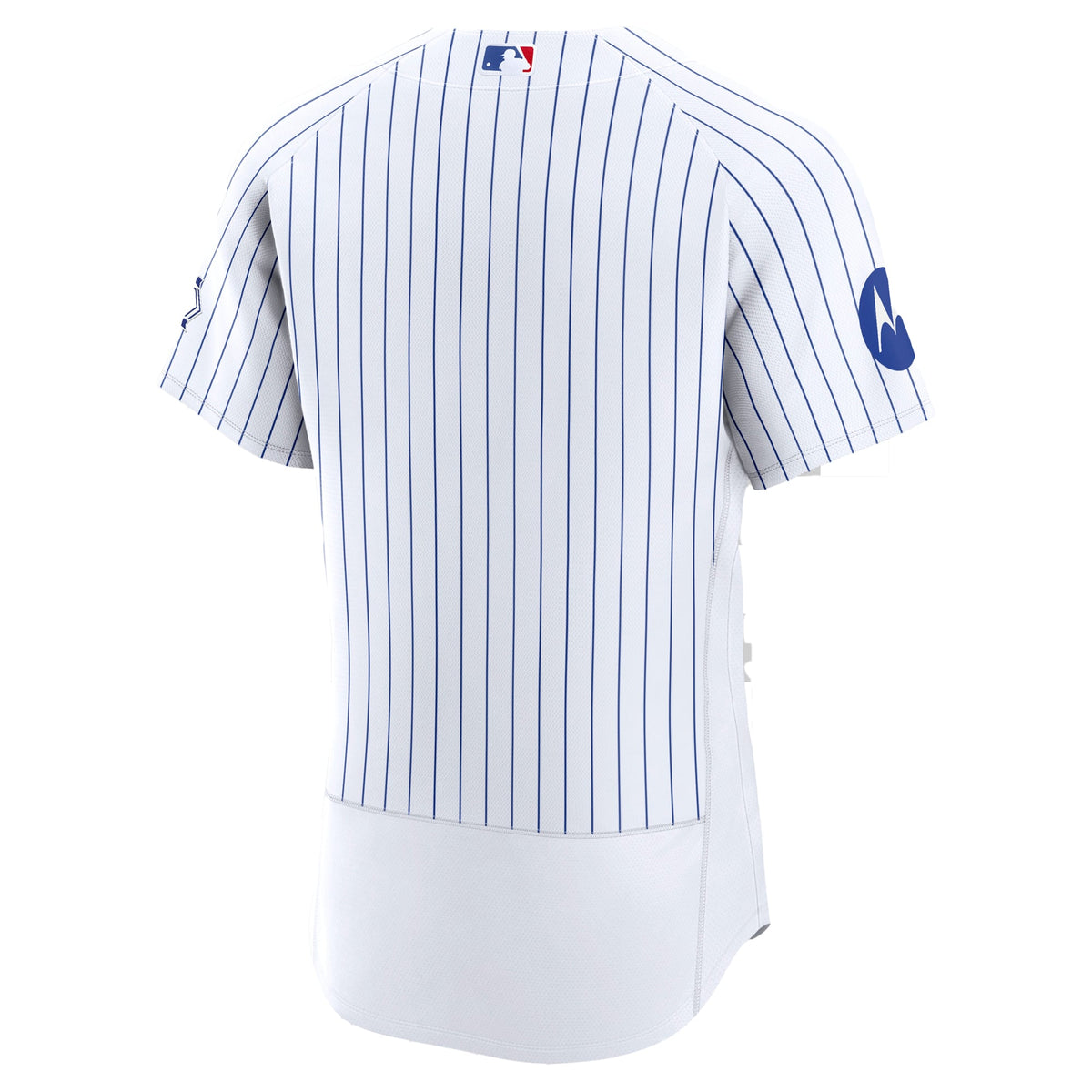 Men's Chicago Cubs Nike White Home Sponsor Patch Authentic Jersey - 4