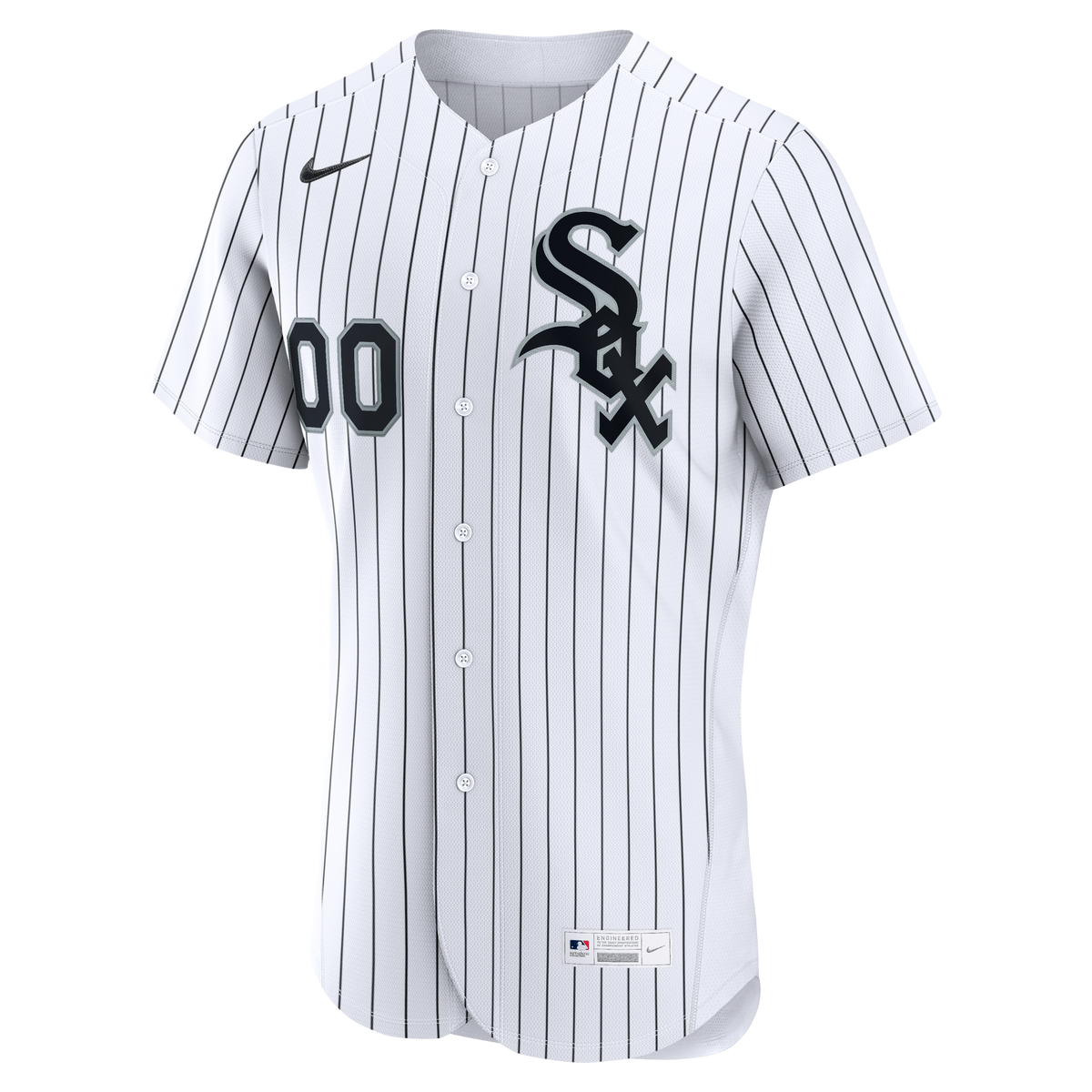 Men's Chicago White Sox Nike White Home Authentic Custom Jersey - 3