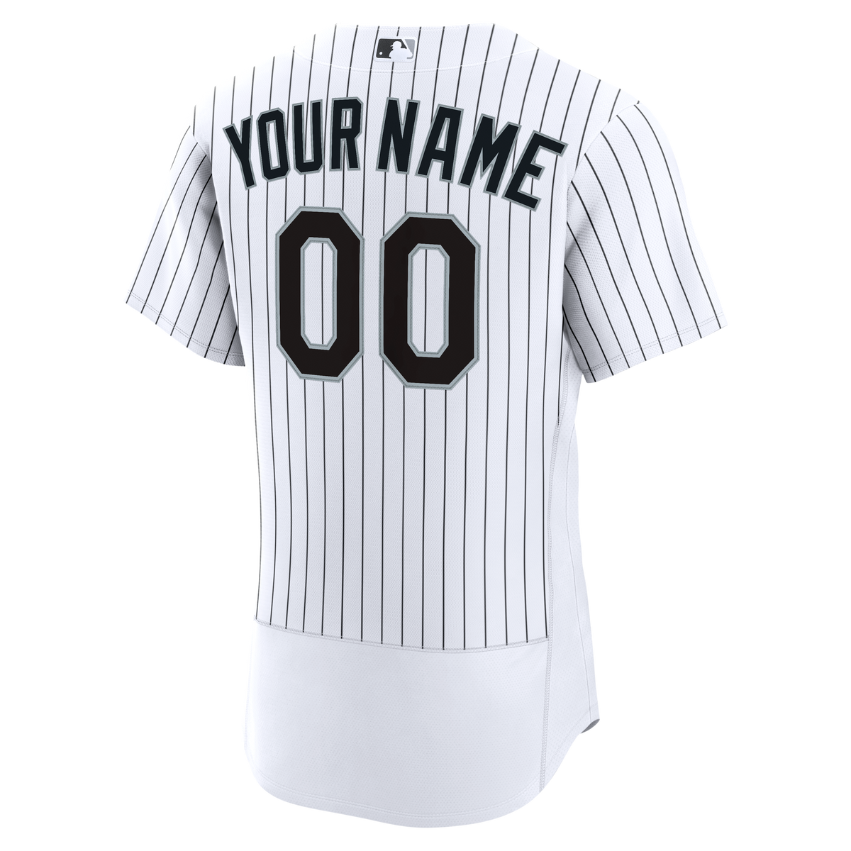 Men's Chicago White Sox Nike White Home Authentic Custom Jersey - 4