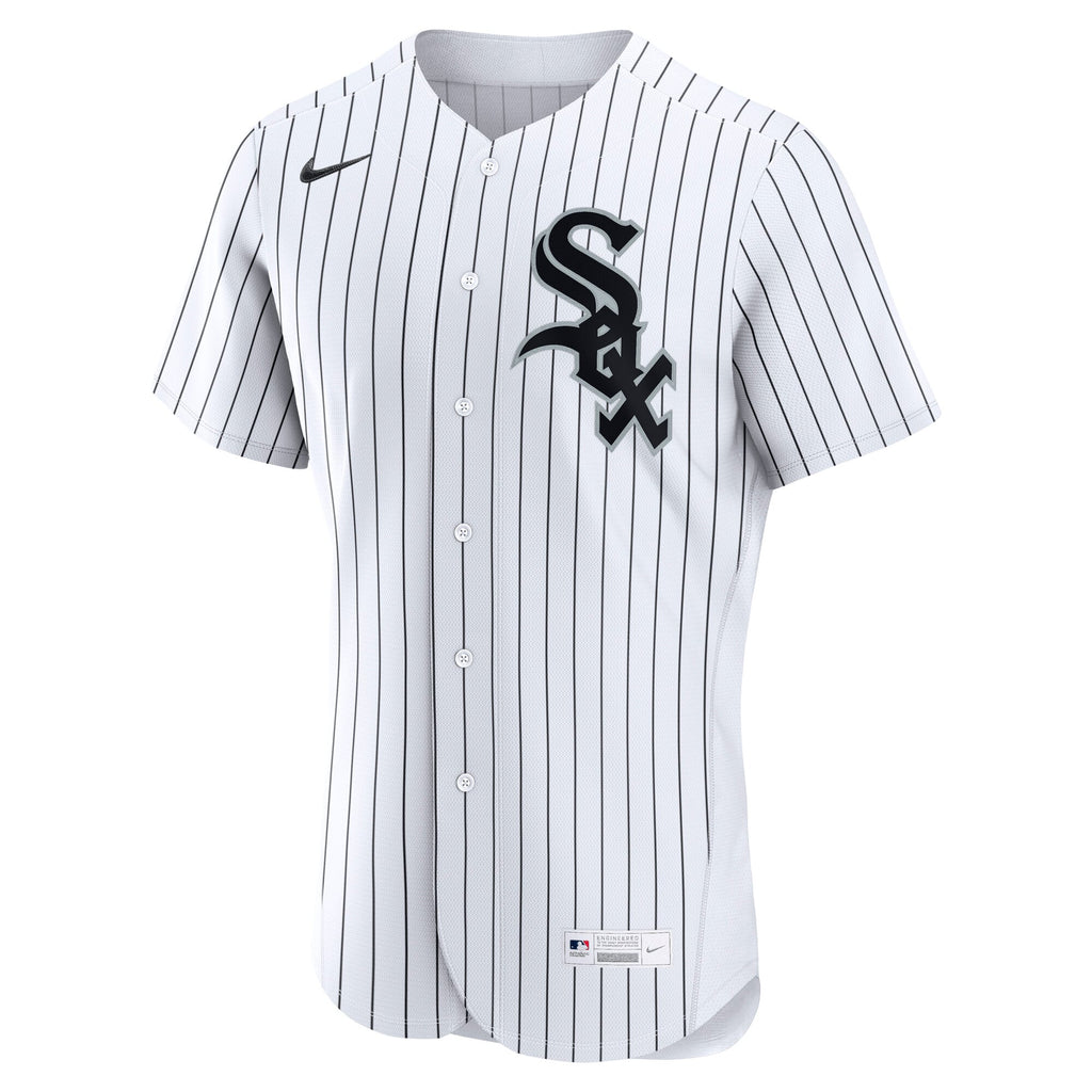 Men's Chicago White Sox Nike White Home Authentic Jersey - 3