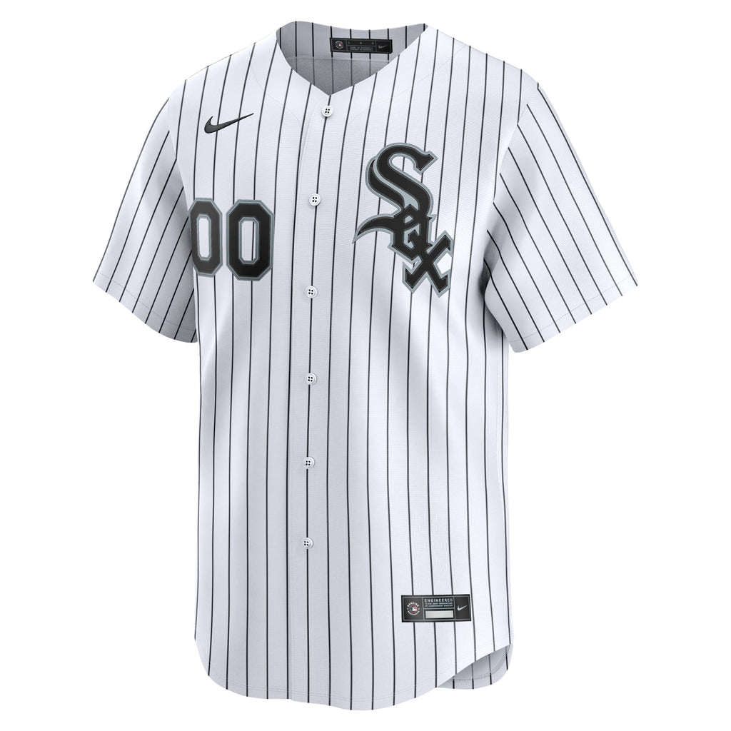 Men's Chicago White Sox Nike White Home Limited Custom Jersey - 3