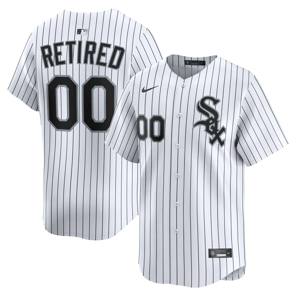 Men's Chicago White Sox Nike White Home Limited Pick-A-Player Retired Roster Jersey - 2