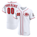 Men's Cincinnati Reds Nike White Home Authentic Custom Jersey