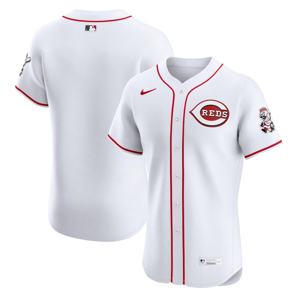 Men's Cincinnati Reds Nike White Home Elite Jersey - 2