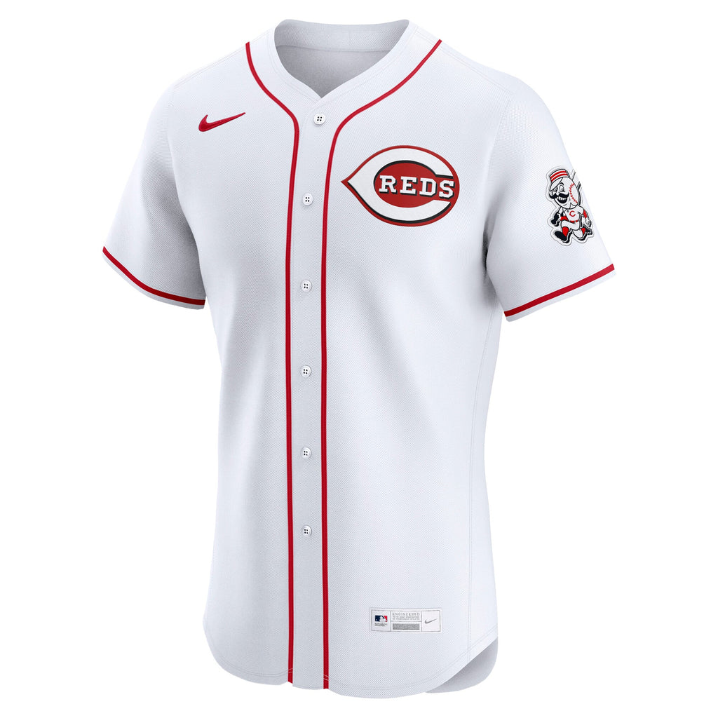 Men's Cincinnati Reds Nike White Home Elite Jersey - 3