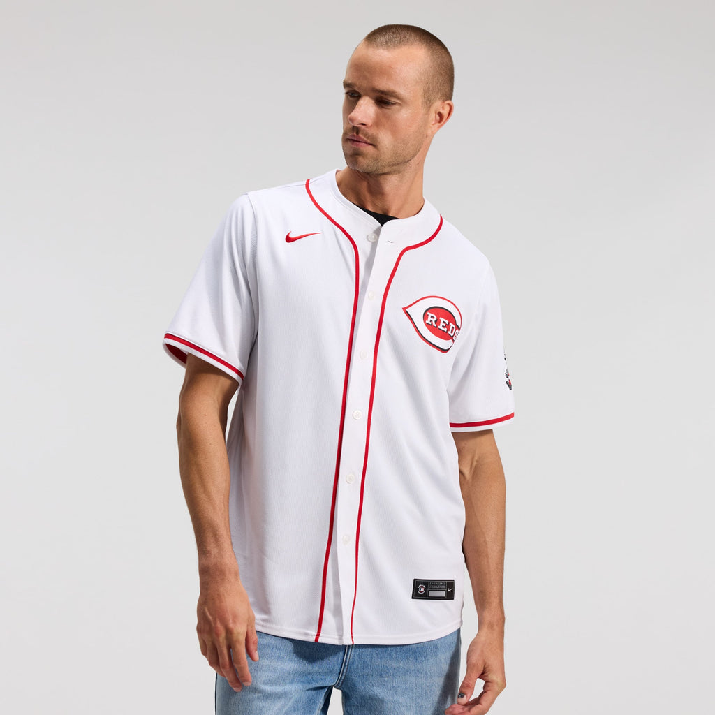 Men's Cincinnati Reds Nike White Home Limited Jersey - 2