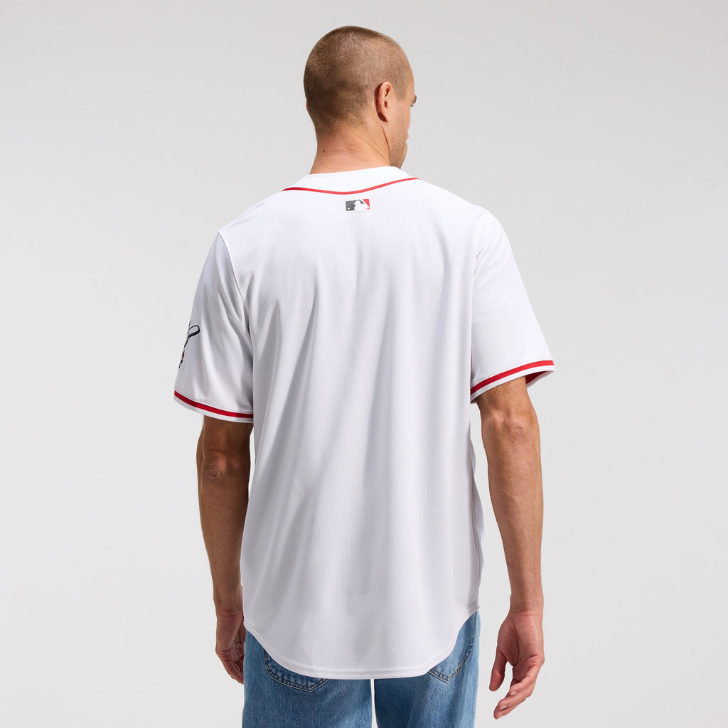 Men's Cincinnati Reds Nike White Home Limited Jersey - 3