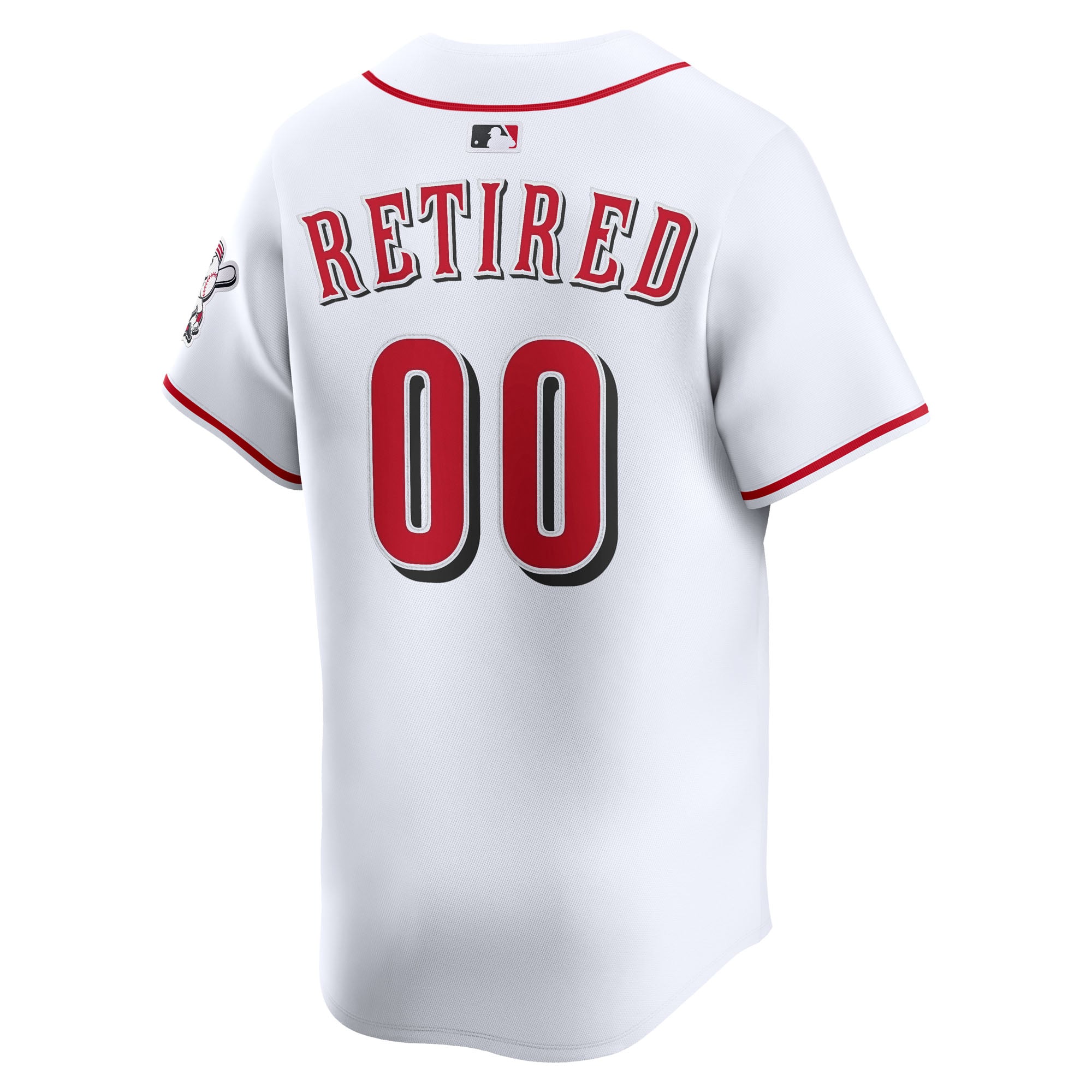 Men's Cincinnati Reds Nike White Home Limited Pick-A-Player Retired Roster Jersey - 4