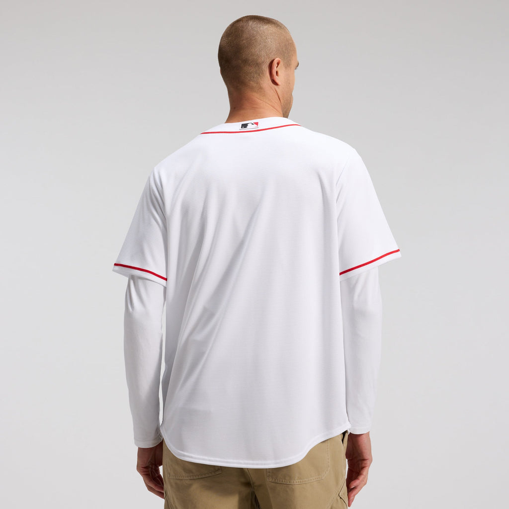 Men's Cincinnati Reds Nike White Home Replica Team Jersey - 3