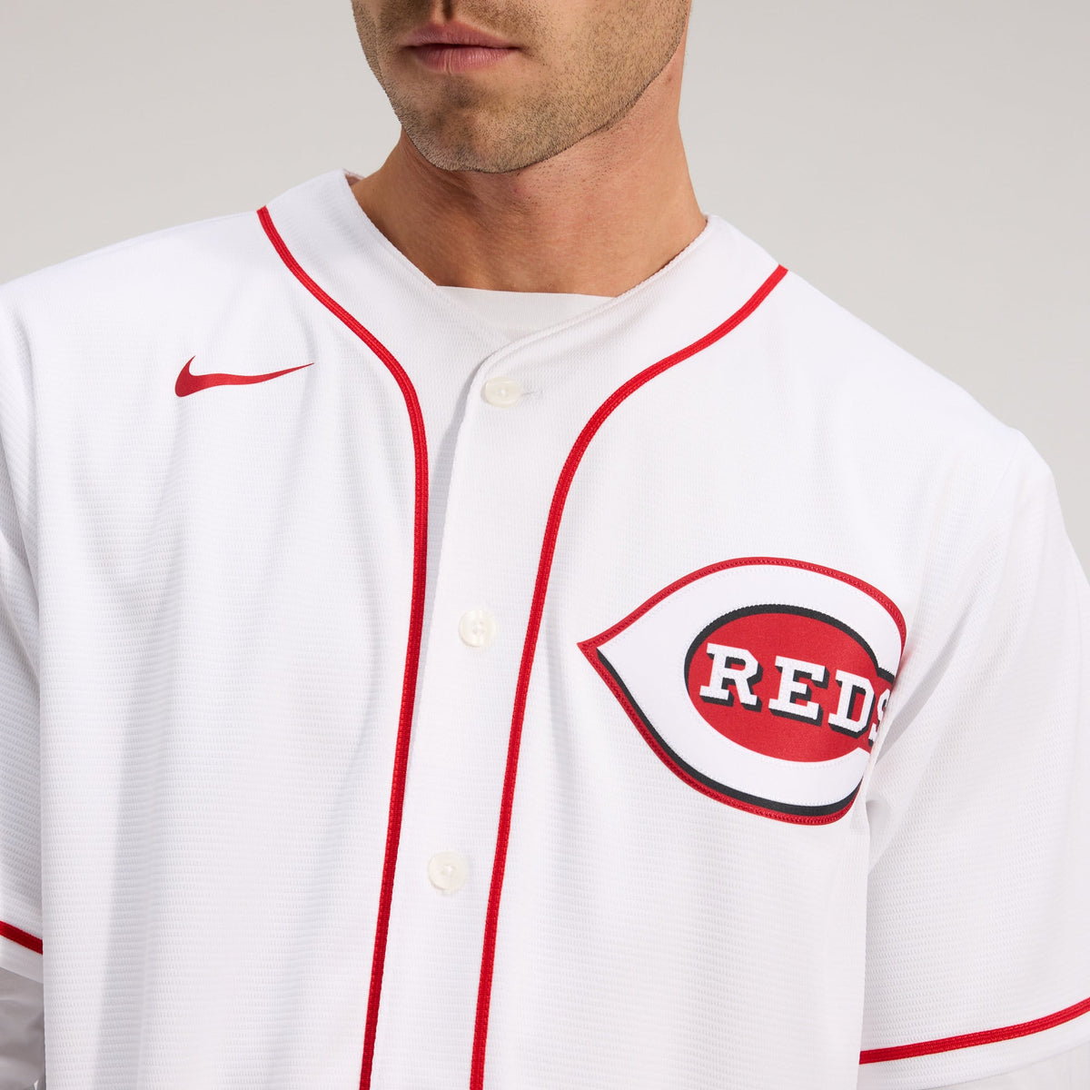 Men's Cincinnati Reds Nike White Home Replica Team Jersey - 7