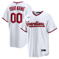 Men's Cleveland Guardians Nike White Home Replica Custom Jersey