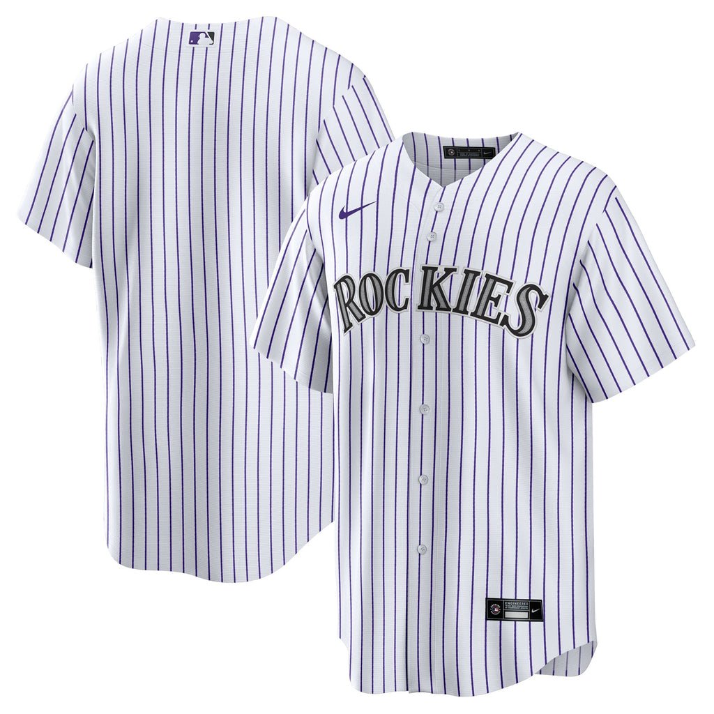 Men's Colorado Rockies Nike White Home Big & Tall Replica Jersey