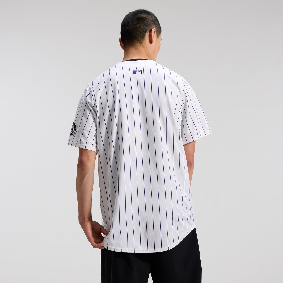 Men's Colorado Rockies Nike White Home Limited Jersey - 3
