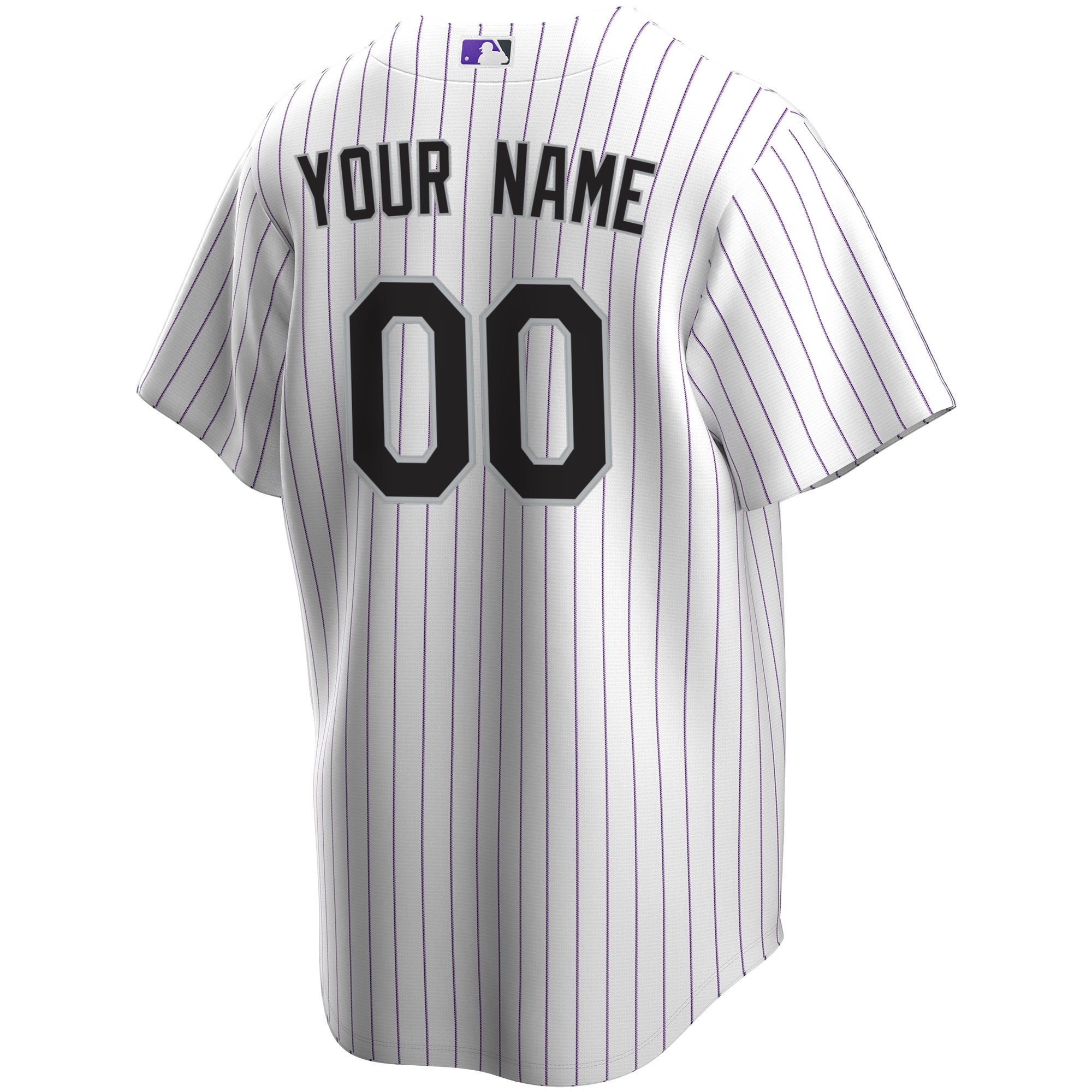 Men's Colorado Rockies Nike White Home Replica Custom Jersey - 4