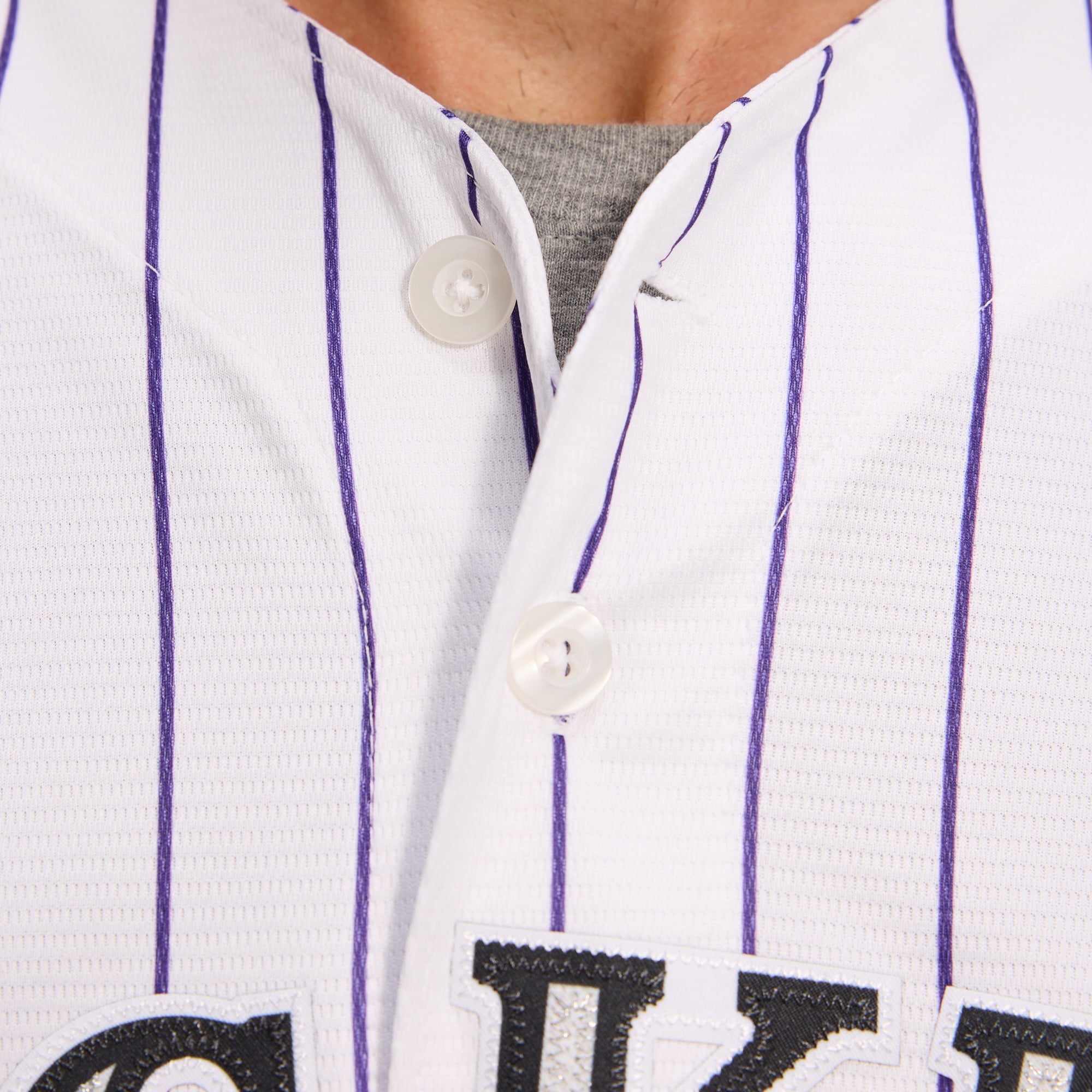 Men's Colorado Rockies Nike White Home Replica Team Jersey - 11