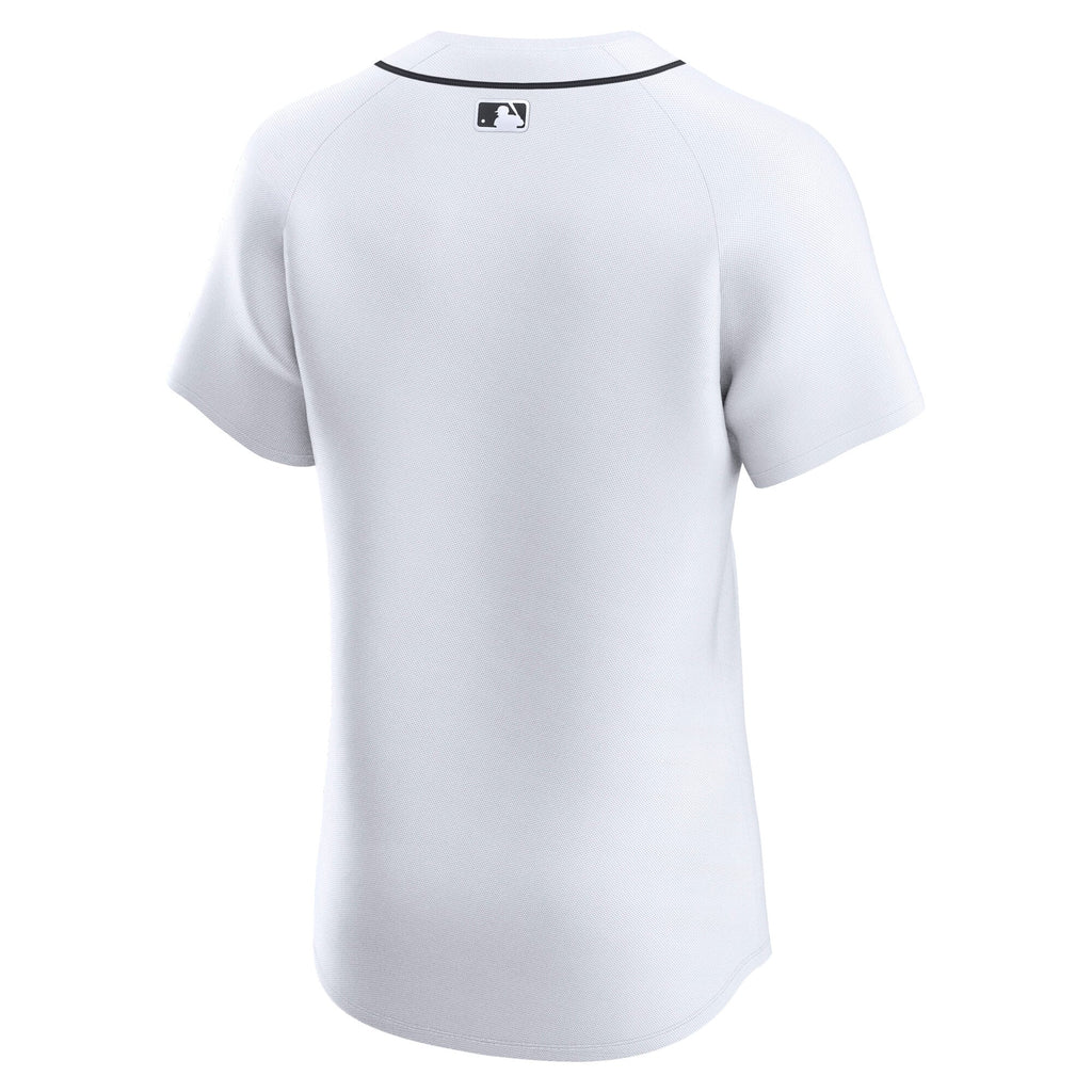 Men's Detroit Tigers Nike White Home Elite Jersey - 4