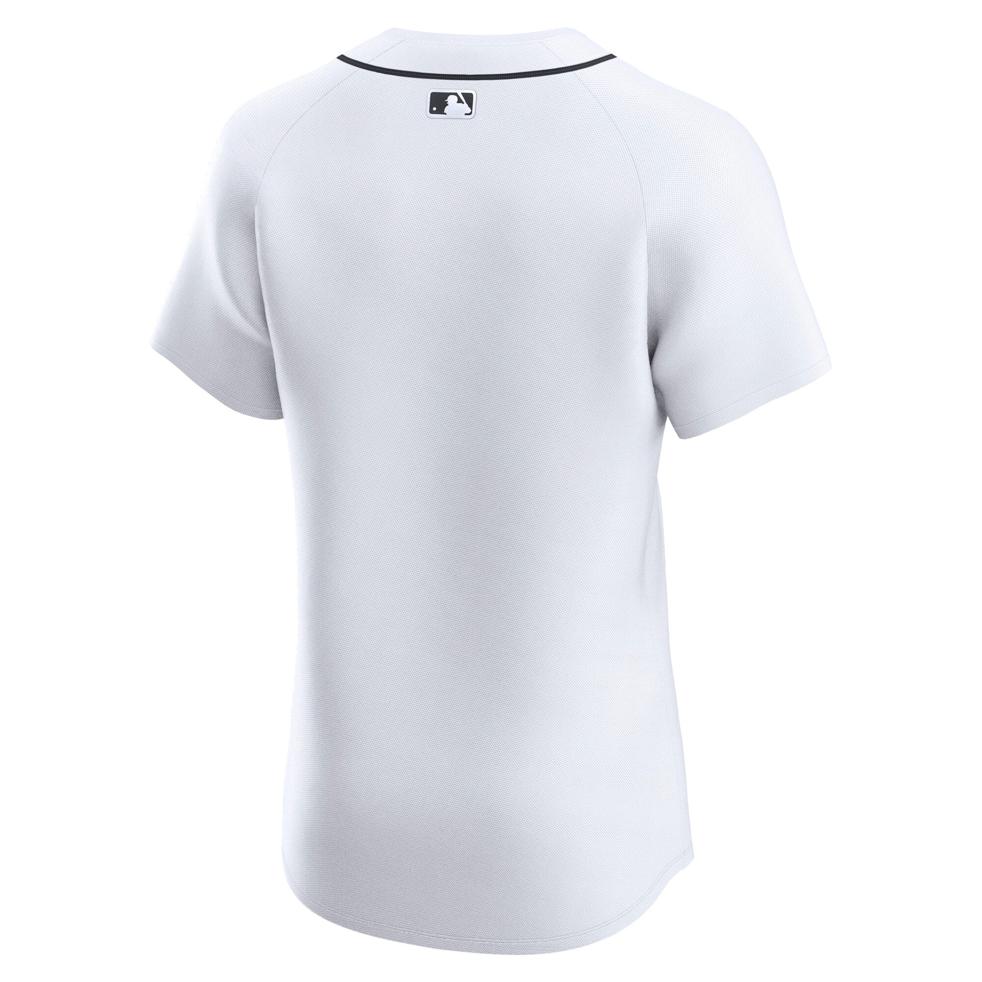 Men's Detroit Tigers Nike White Home Elite Jersey - 4