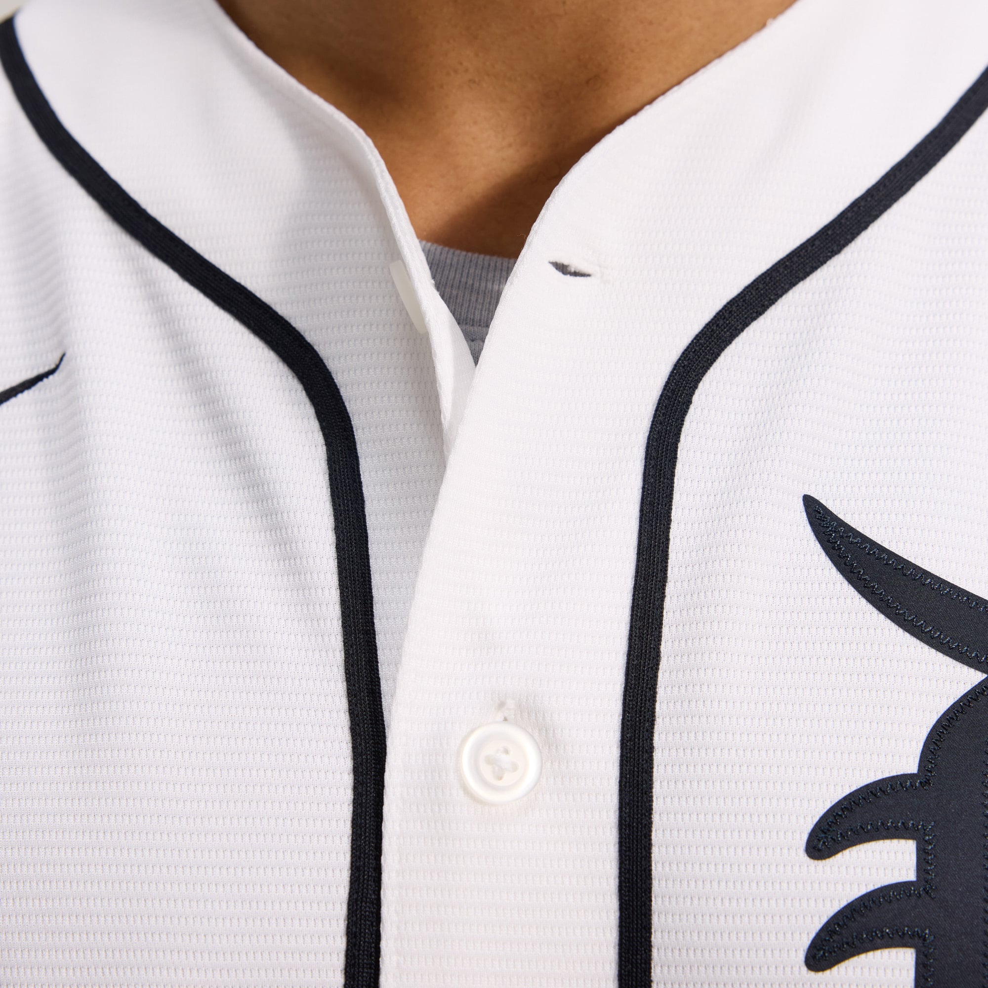 Men's Detroit Tigers Nike White Home Replica Jersey - 12