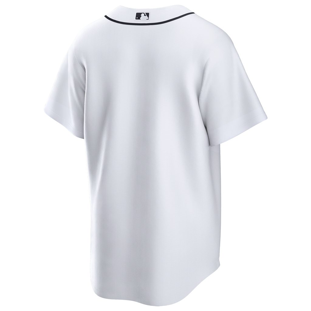 Men's Detroit Tigers Nike White Home Replica Jersey - 7