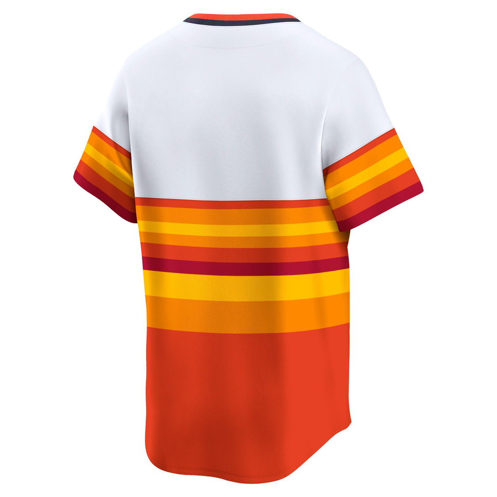 Men's Houston Astros Nike White Cooperstown Collection Limited Jersey - 4