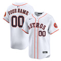 Men's Houston Astros Nike White Home Limited Custom Jersey