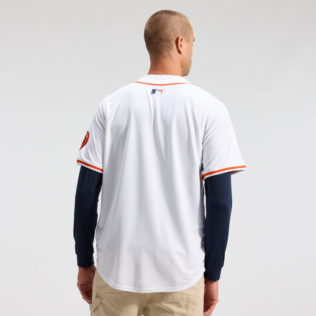 Men's Houston Astros Nike White Home Limited Jersey - 3