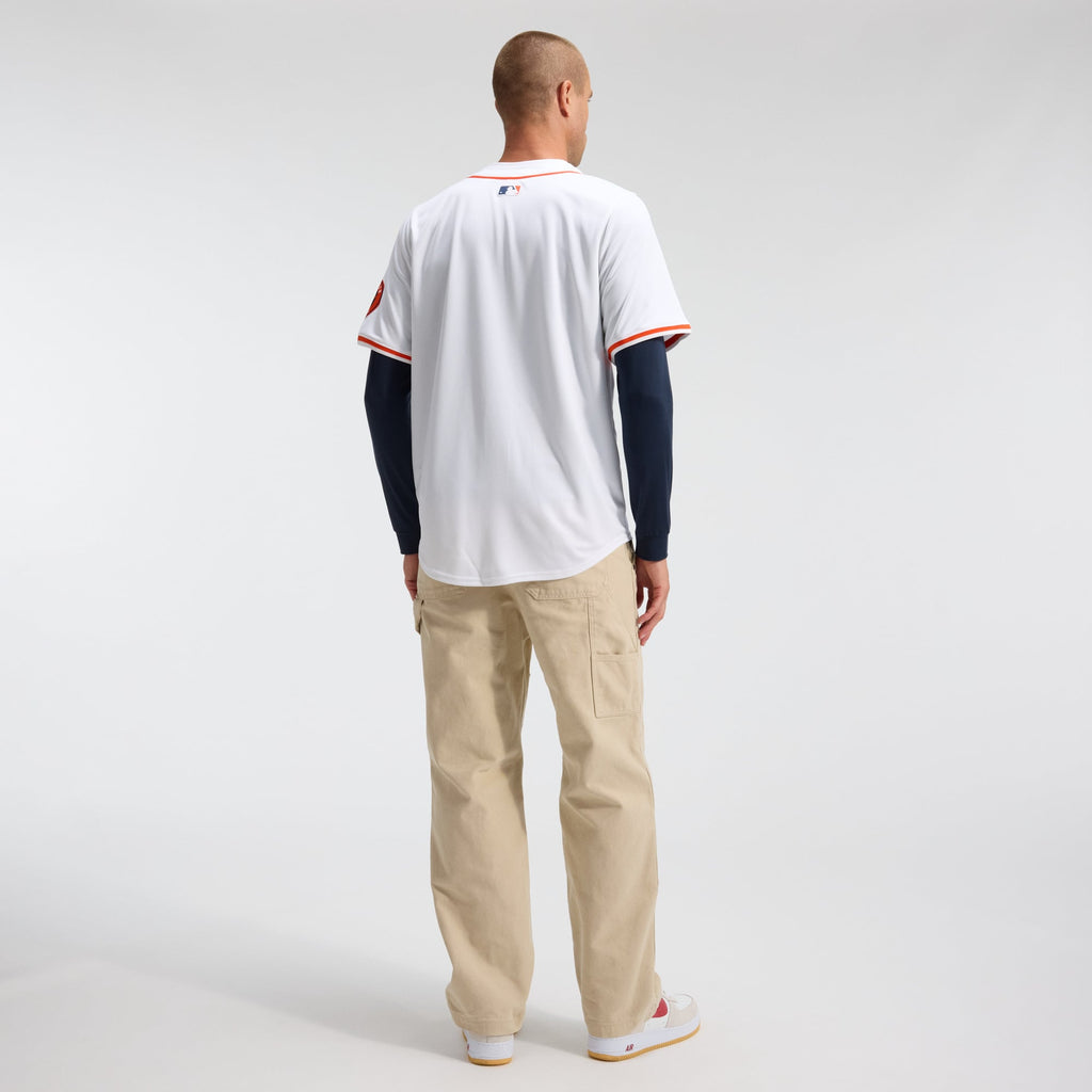 Men's Houston Astros Nike White Home Limited Jersey - 5