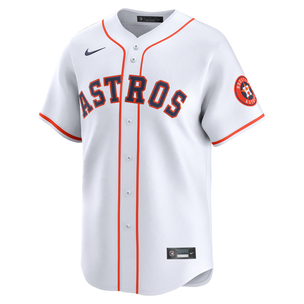 Men's Houston Astros Nike White Home Limited Jersey - 6