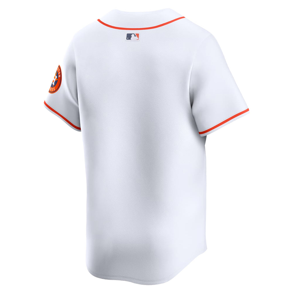 Men's Houston Astros Nike White Home Limited Jersey - 7