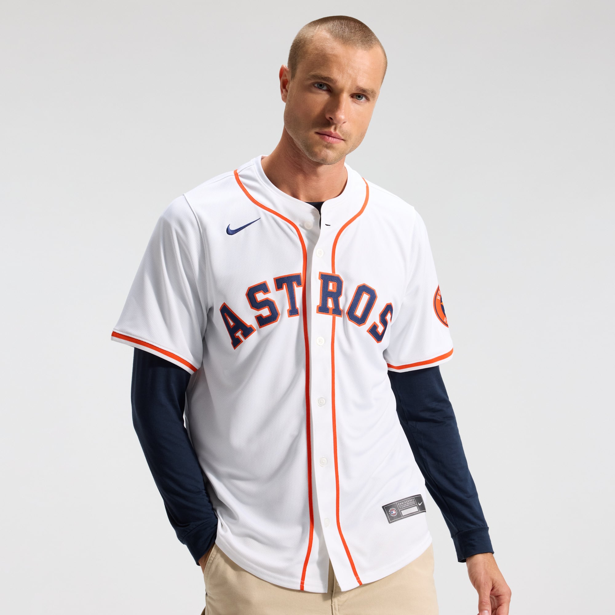 Men's Houston Astros Nike White Home Limited Jersey
