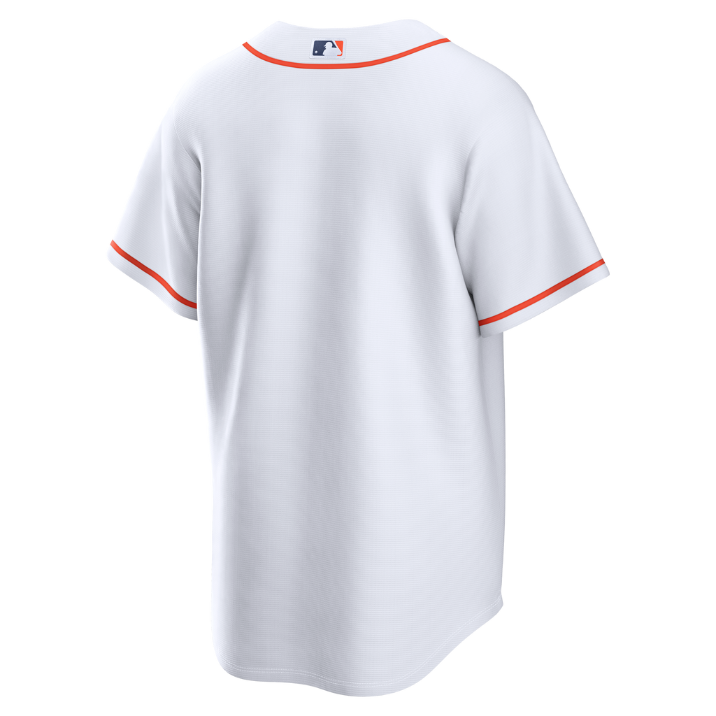 Men's Houston Astros Nike White Home Replica Jersey - 4