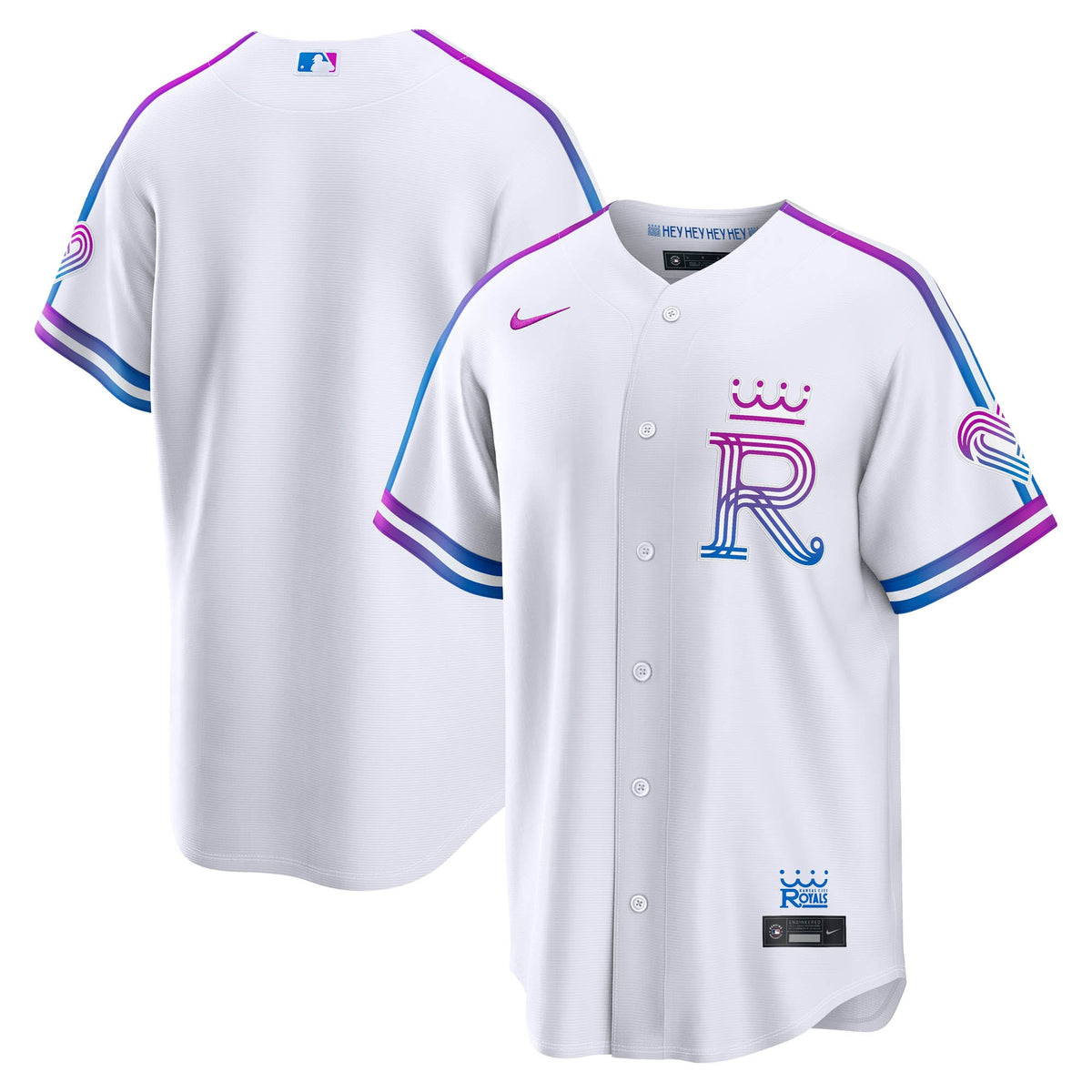 Men's Kansas City Royals Nike White 2026 City Connect Stadium Jersey - 2