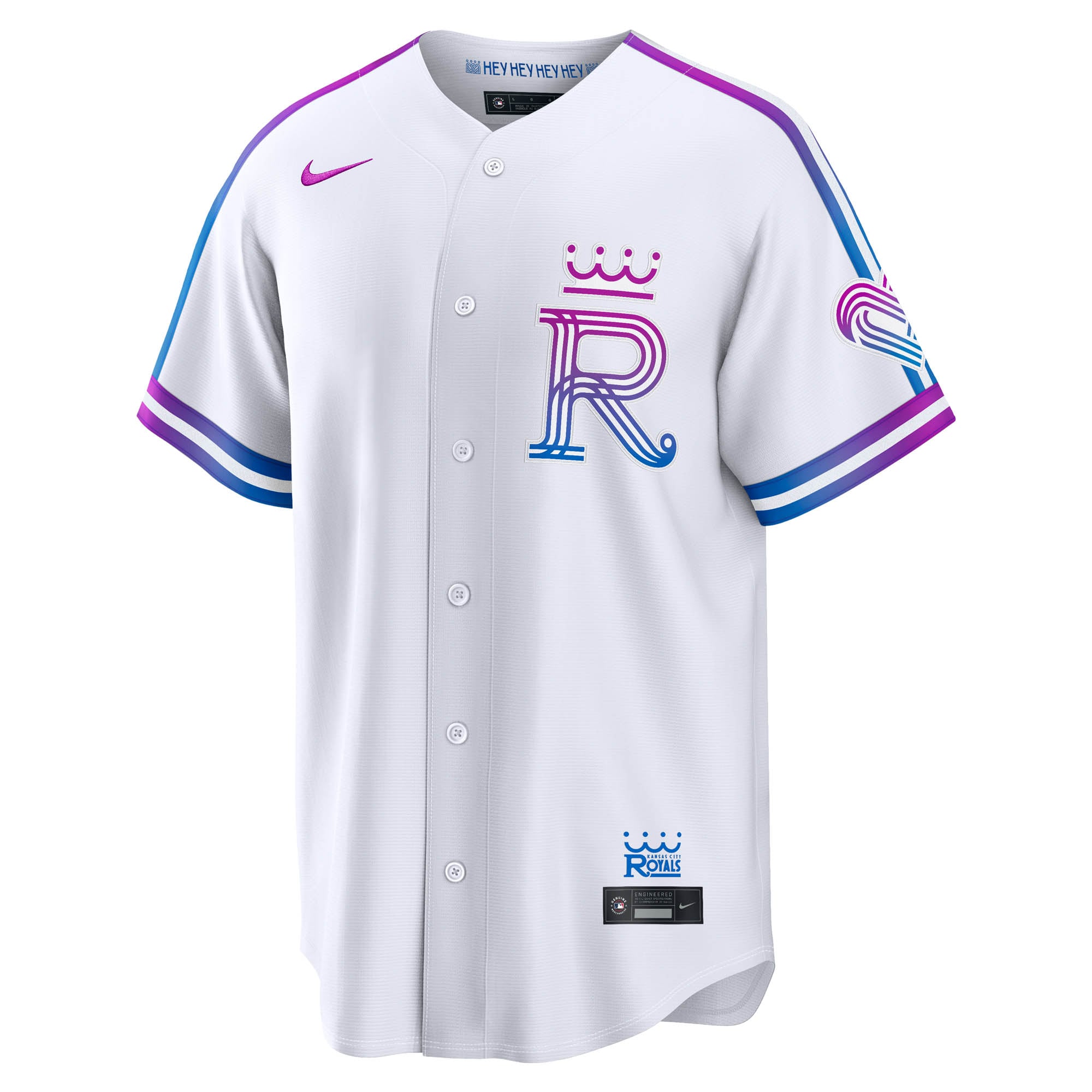 Men's Kansas City Royals Nike White 2026 City Connect Stadium Jersey - 3
