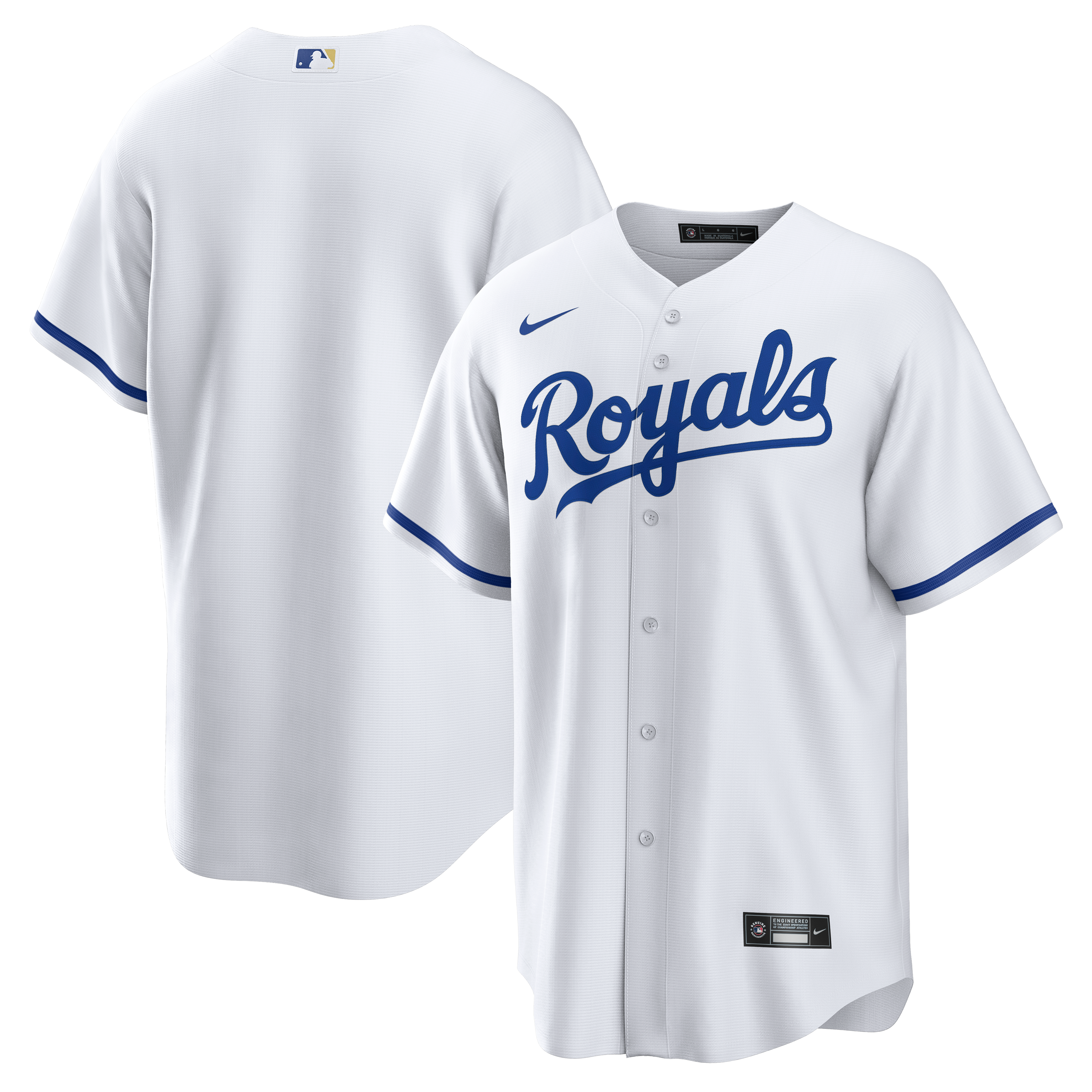 Men's Kansas City Royals Nike White Home Big & Tall Replica Jersey - 2