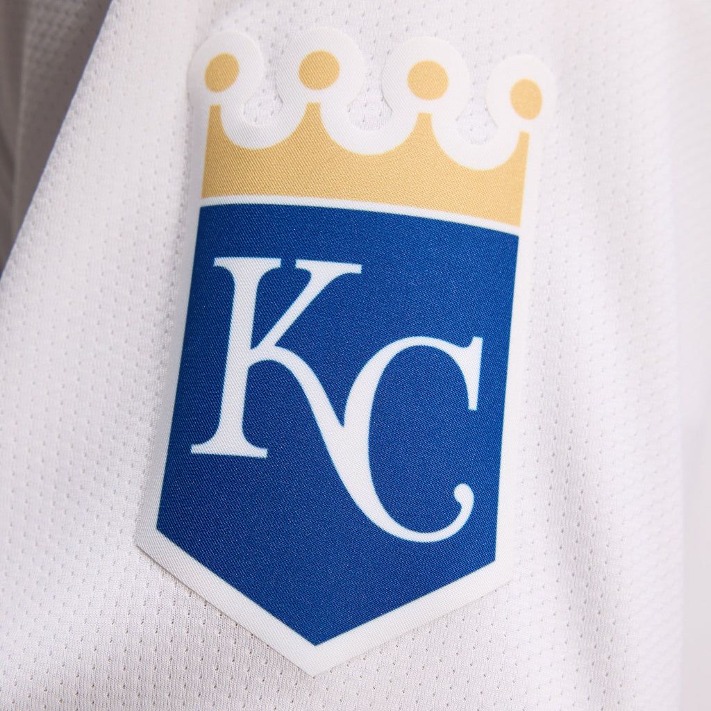 Men's Kansas City Royals Nike White Home Limited Jersey - 12