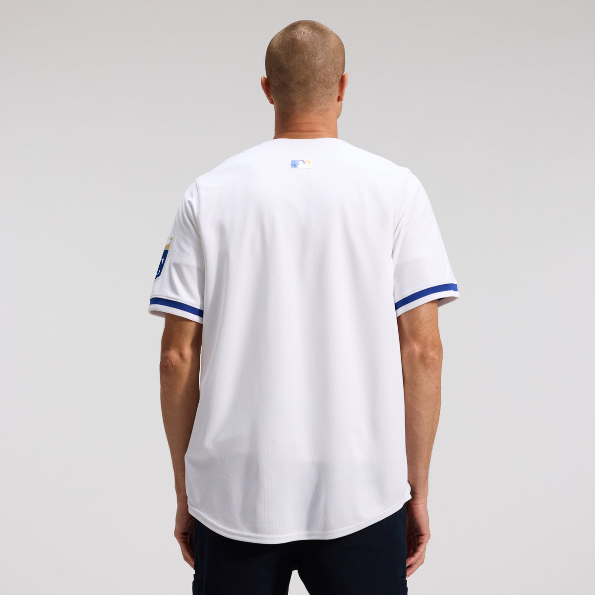 Men's Kansas City Royals Nike White Home Limited Jersey - 3