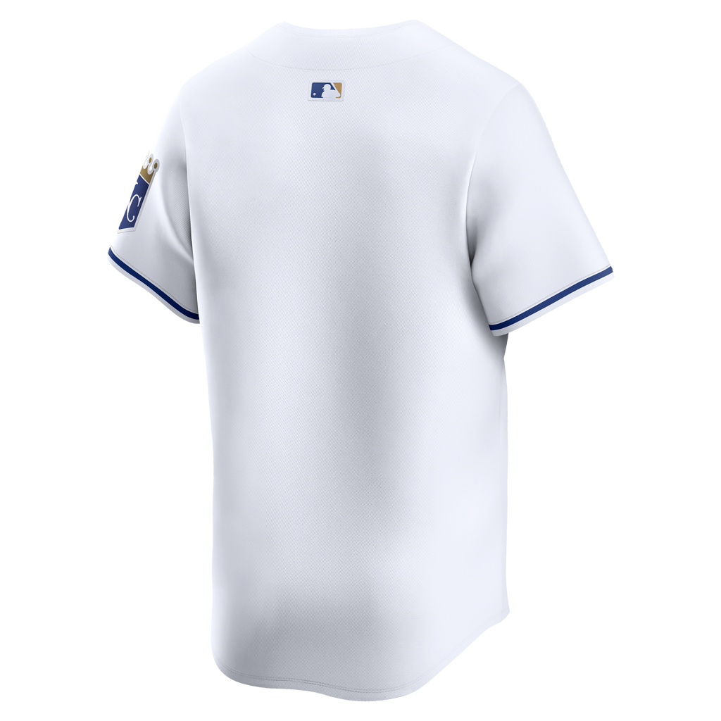 Men's Kansas City Royals Nike White Home Limited Jersey - 7