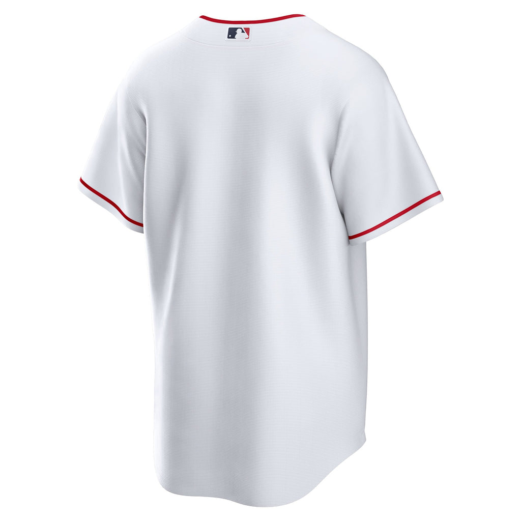 Men's Los Angeles Angels Nike White Home Blank Replica Jersey - 4