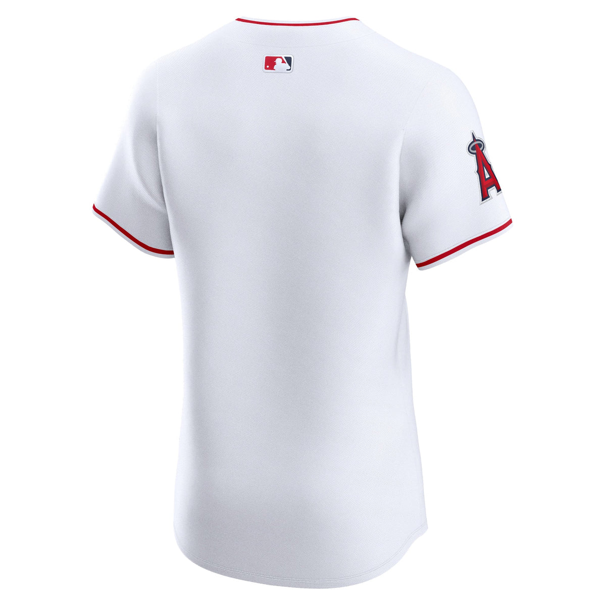Men's Los Angeles Angels Nike White Home Elite Jersey - 4