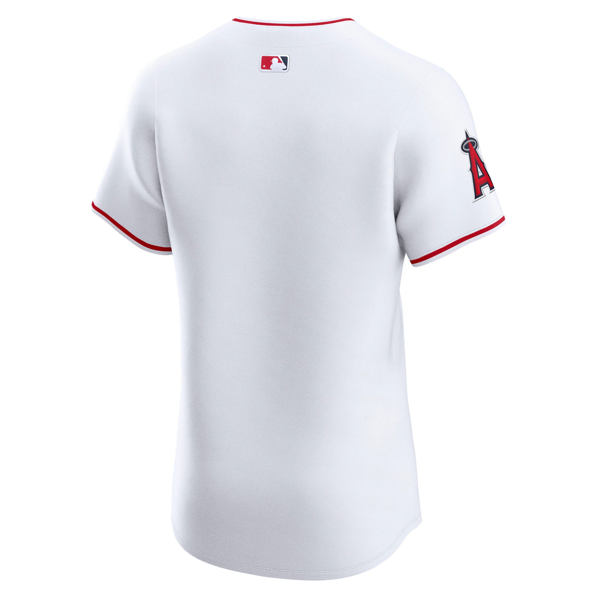 Men's Los Angeles Angels Nike White Home Elite Jersey - 4